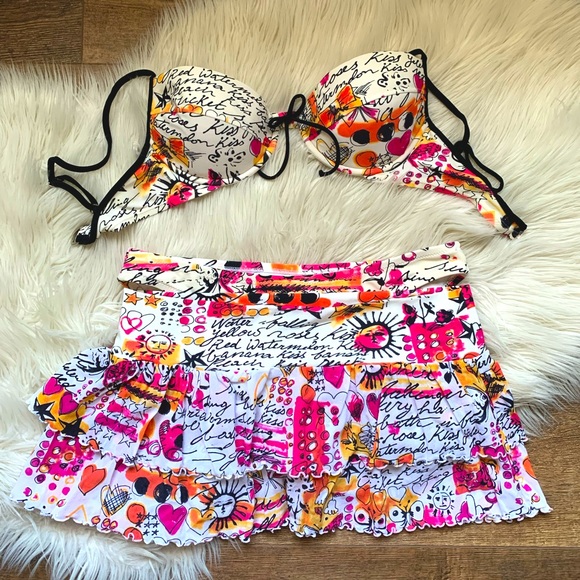 Victoria's Secret Other - VS Bikini Top and Skirt W Free Bottoms